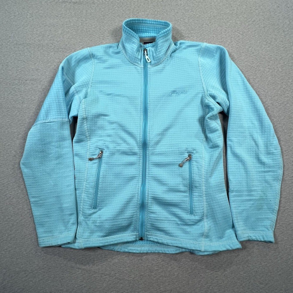 Patagonia Fleece Womens X Small Blue R1 Daily Regulator Full Zip Jacket Lady